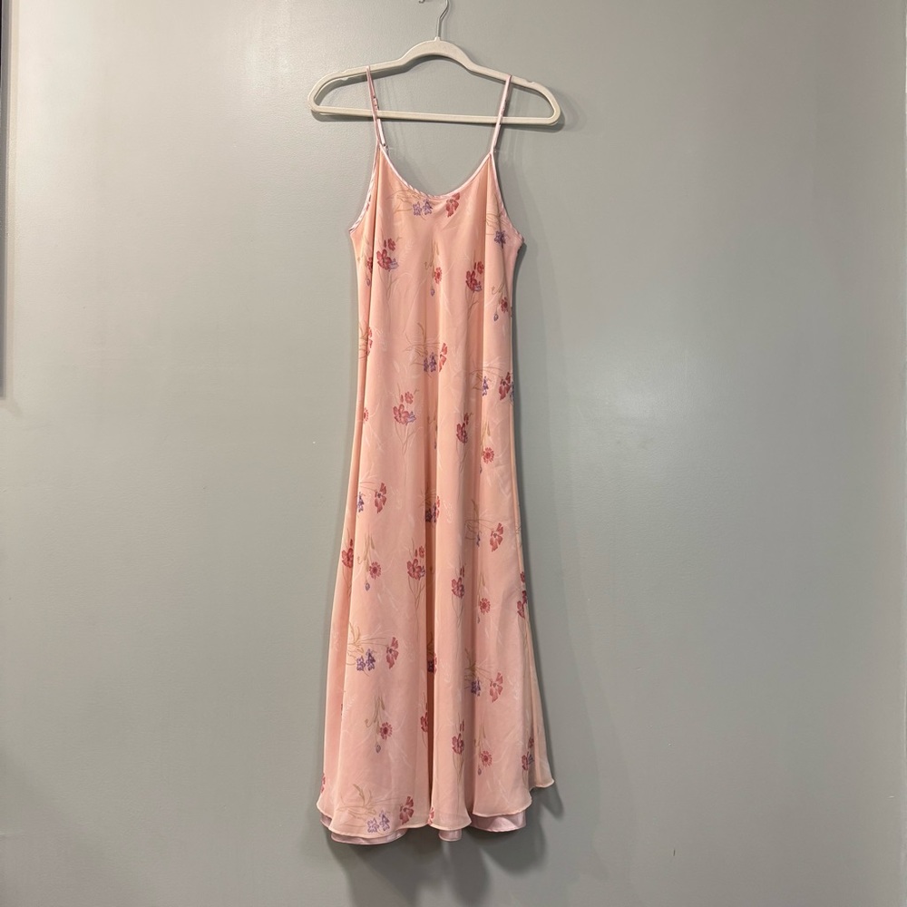 Vintage Valerie Stevens Pink Floral Dress
